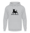 DAD BULL HOODIE - AUFDRUCK ROT/SCHWARZ