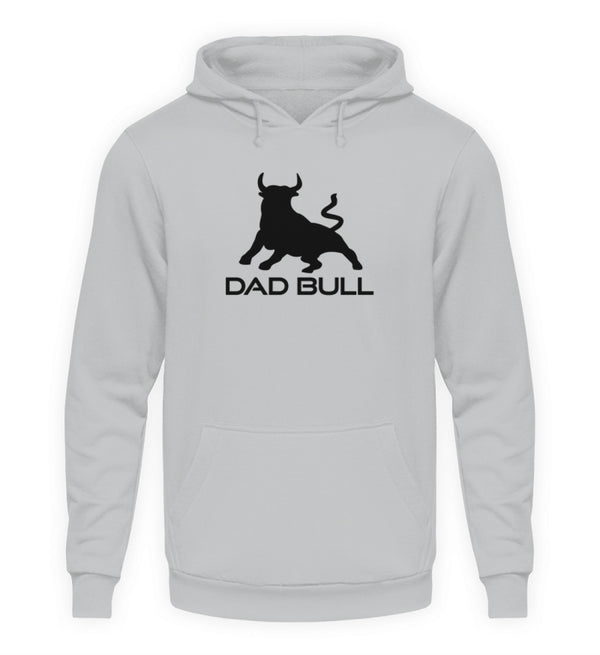 DAD BULL HOODIE - AUFDRUCK ROT/SCHWARZ