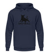 DAD BULL HOODIE - AUFDRUCK ROT/SCHWARZ