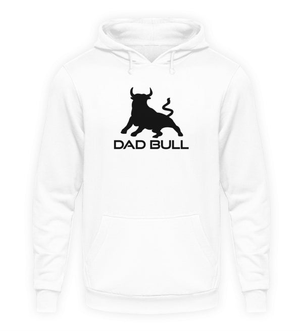 DAD BULL HOODIE - AUFDRUCK ROT/SCHWARZ