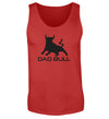 DAD BULL TANKTOP - AUFDRUCK ROT/SCHWARZ