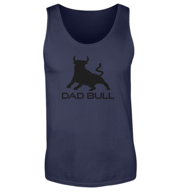 DAD BULL TANKTOP - AUFDRUCK ROT/SCHWARZ