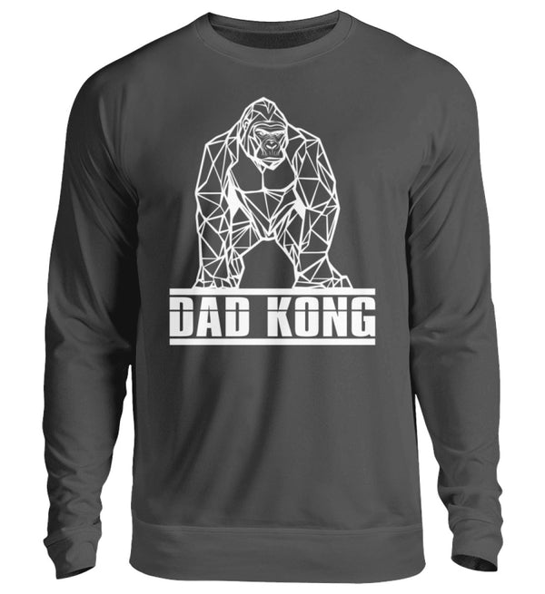 DAD KONG SWEATSHIRT - AUFDRUCK SCHWARZ/WEIß