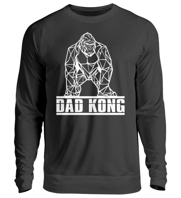 DAD KONG SWEATSHIRT - AUFDRUCK SCHWARZ/WEIß