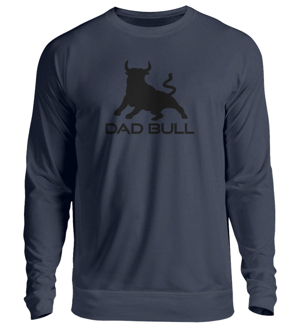 DAD BULL SWEATSHIRT - AUFDRUCK ROT/SCHWARZ