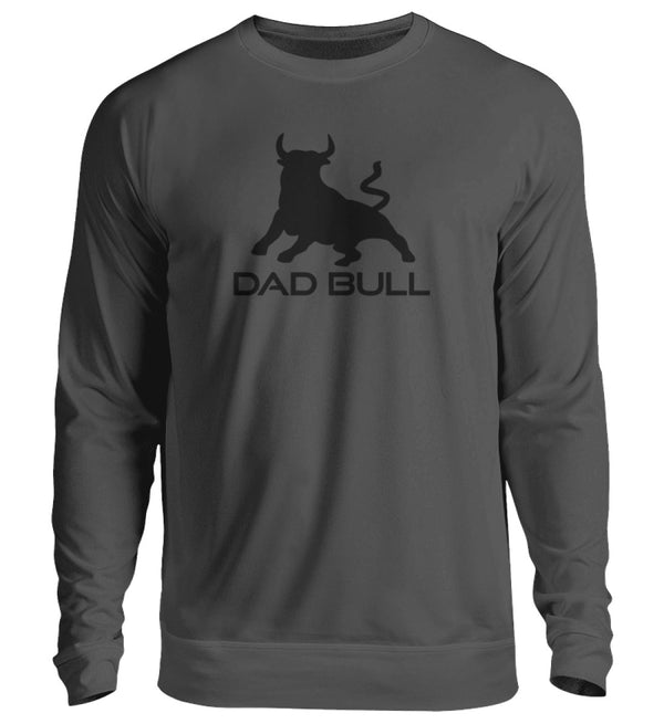 DAD BULL SWEATSHIRT - AUFDRUCK ROT/SCHWARZ