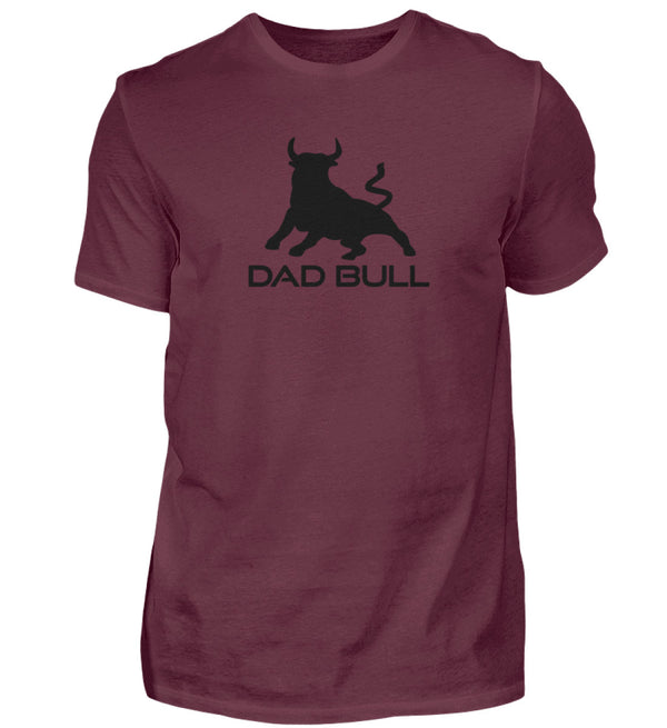 DAD BULL T-SHIRT - AUFDRUCK ROT/SCHWARZ