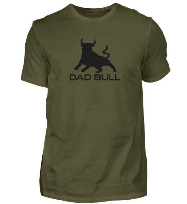 DAD BULL T-SHIRT - AUFDRUCK ROT/SCHWARZ