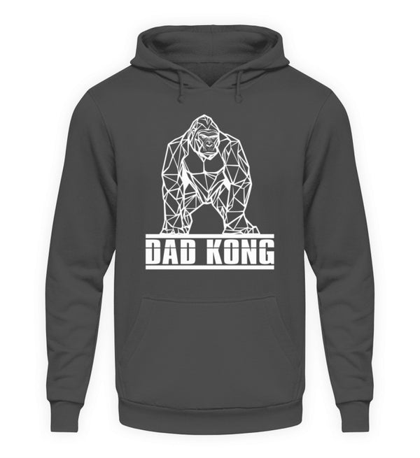DAD KONG HOODIE - AUFDRUCK SCHWARZ/WEIß