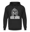 DAD KONG HOODIE - AUFDRUCK SCHWARZ/WEIß