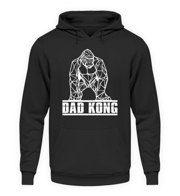 DAD KONG HOODIE - AUFDRUCK SCHWARZ/WEIß