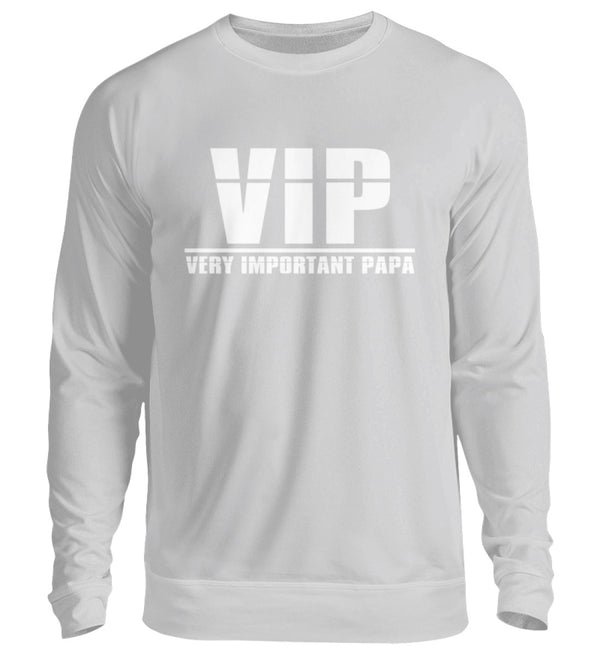 VIP - VERY IMPORTANT PAPA SWEATSHIRT - AUFDRUCK SCHWARZ/WEIß