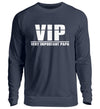 VIP - VERY IMPORTANT PAPA SWEATSHIRT - AUFDRUCK SCHWARZ/WEIß