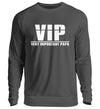 VIP - VERY IMPORTANT PAPA SWEATSHIRT - AUFDRUCK SCHWARZ/WEIß