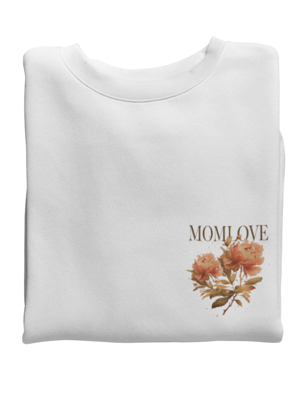 MOMLOVE SWEATSHIRT - BRUSTTASCHENDESIGN