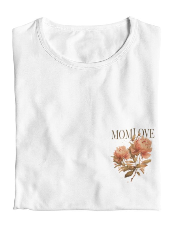 MOMLOVE T-SHIRT - BRUSTTASCHENDESIGN