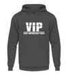 VIP - VERY IMPORTANT PAPA HOODIE - AUFDRUCK SCHWARZ/WEIß