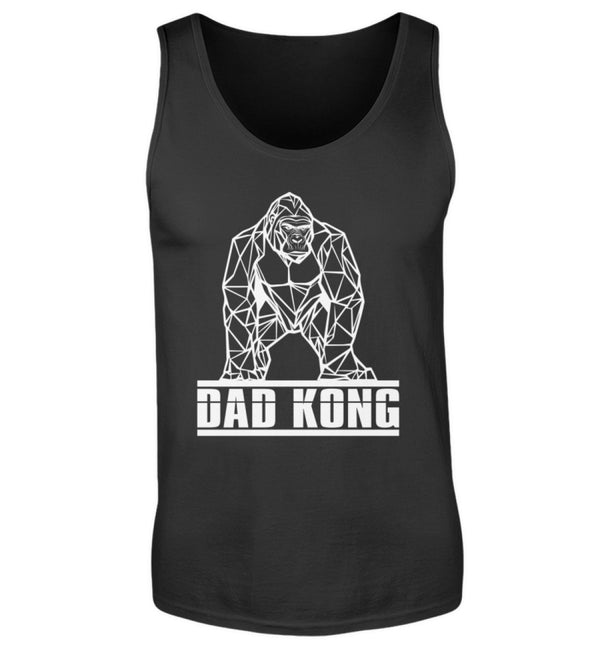 DAD KONG TANKTOP - AUFDRUCK SCHWARZ/WEIß