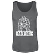 DAD KONG TANKTOP - AUFDRUCK SCHWARZ/WEIß