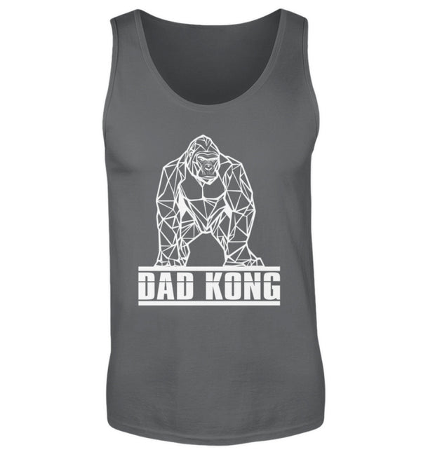 DAD KONG TANKTOP - AUFDRUCK SCHWARZ/WEIß