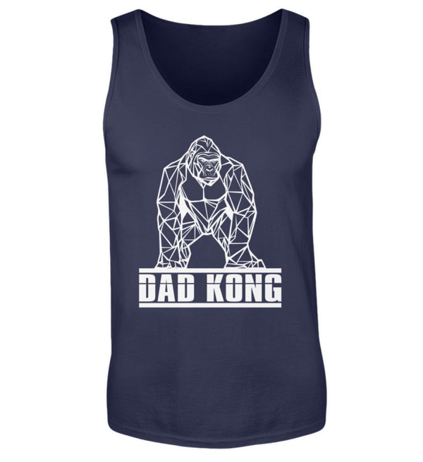 DAD KONG TANKTOP - AUFDRUCK SCHWARZ/WEIß